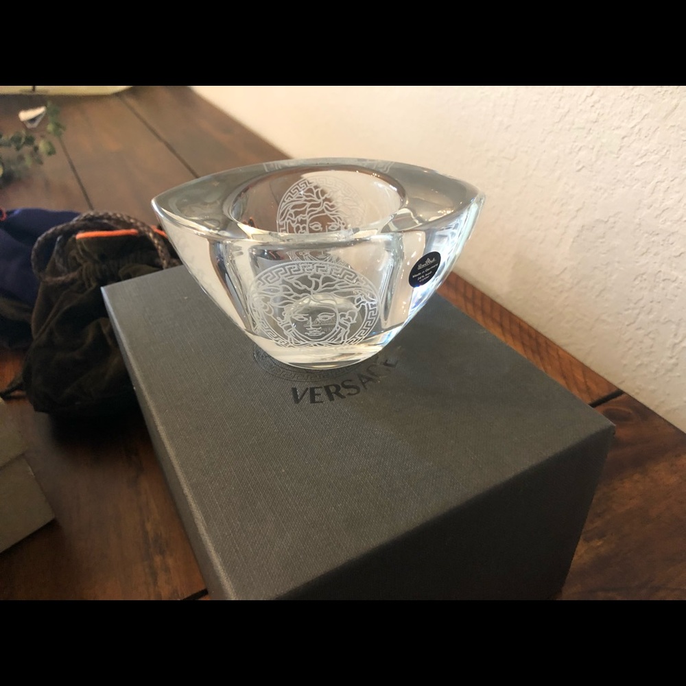 Crystal candle holder